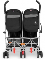 Детская коляска-трость для двойни Maclaren Twin Triumph black/charcoal