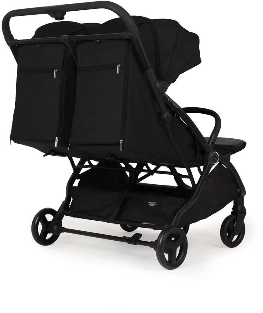Прогулочная коляска для двойни Adamex Alto black