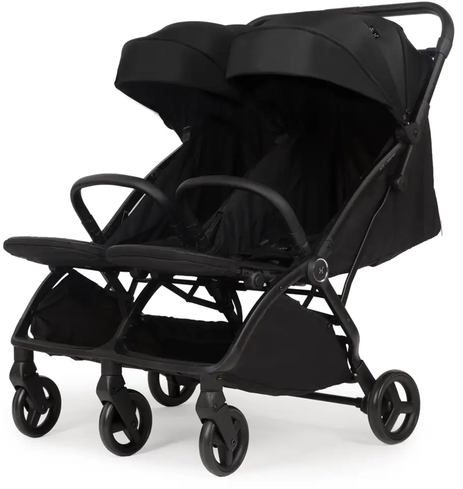 Прогулочная коляска для двойни Adamex Alto black