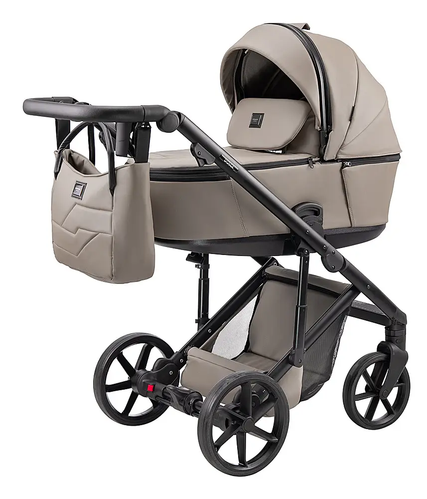 Коляска 2 в 1 Adamex Dolce Eco SA-9 темный капучино