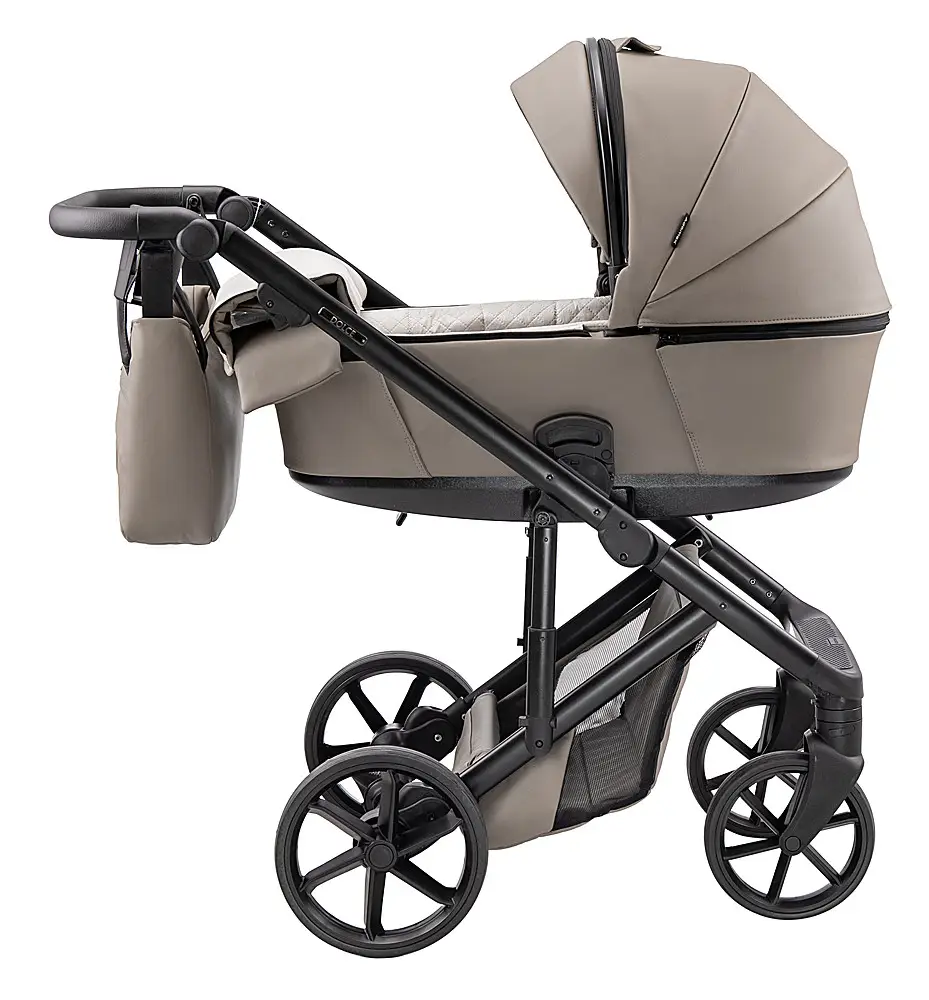 Коляска 2 в 1 Adamex Dolce Eco SA-9 темный капучино