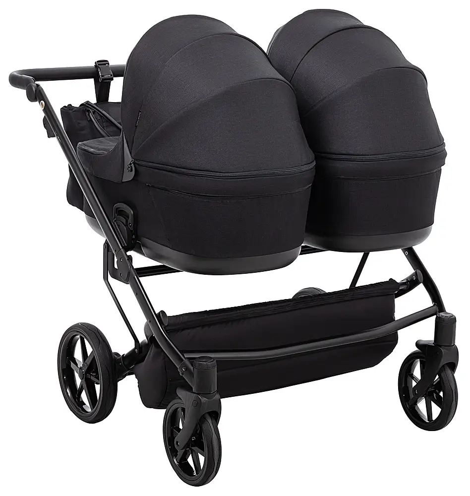 Коляска для двойни 2 в 1 Adamex Leo Duo TK-53 черный