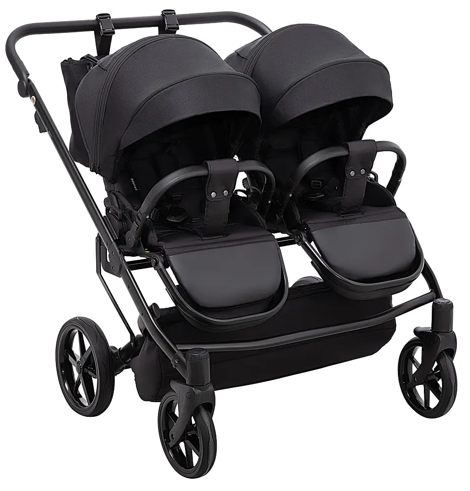 Коляска для двойни 2 в 1 Adamex Leo Duo TK-53 черный