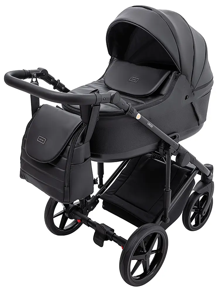 Коляска 2 в 1 Adamex Locco Eco SA-2 чорный