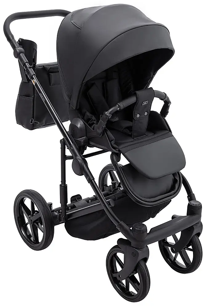 Коляска 2 в 1 Adamex Locco Eco SA-2 чорный