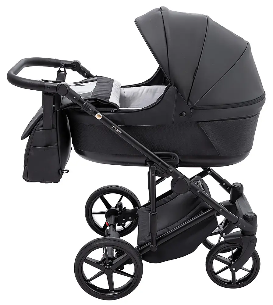 Коляска 2 в 1 Adamex Locco Eco SA-2 чорный