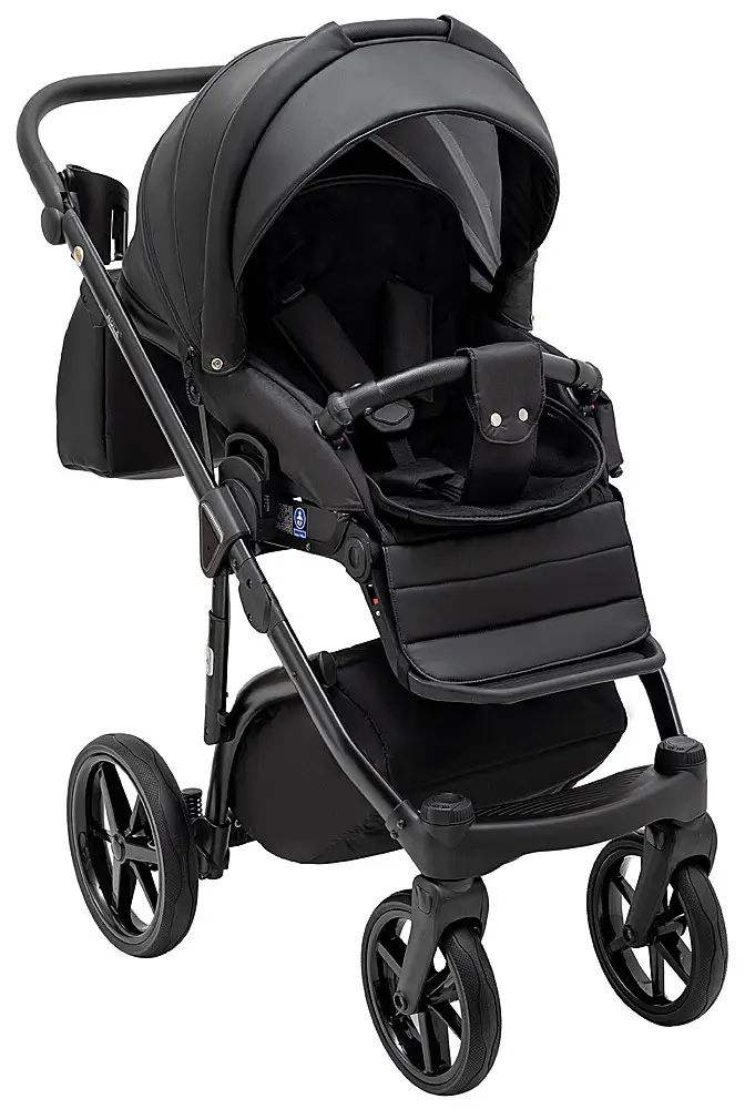 Детская коляска 2 в 1 Adamex Nola Eco SA-2 черный