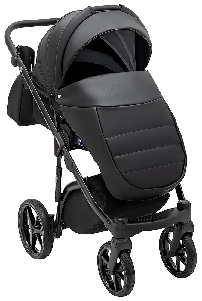 Детская коляска 2 в 1 Adamex Nola Eco SA-2 черный