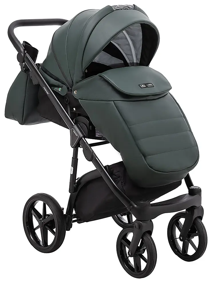 Детская коляска 2 в 1 Adamex Nola Eco SA-29 темно-зеленый