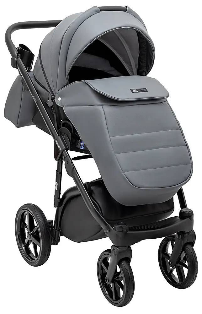 Детская коляска 2 в 1 Adamex Nola Eco SA-32 серый