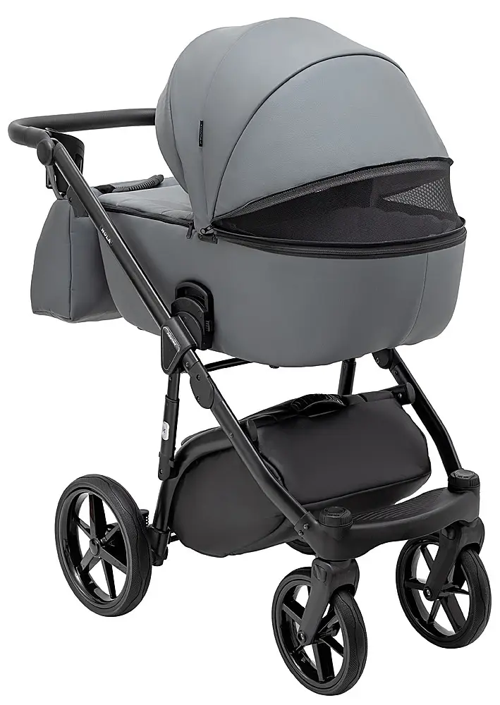 Детская коляска 2 в 1 Adamex Nola Eco SA-32 серый