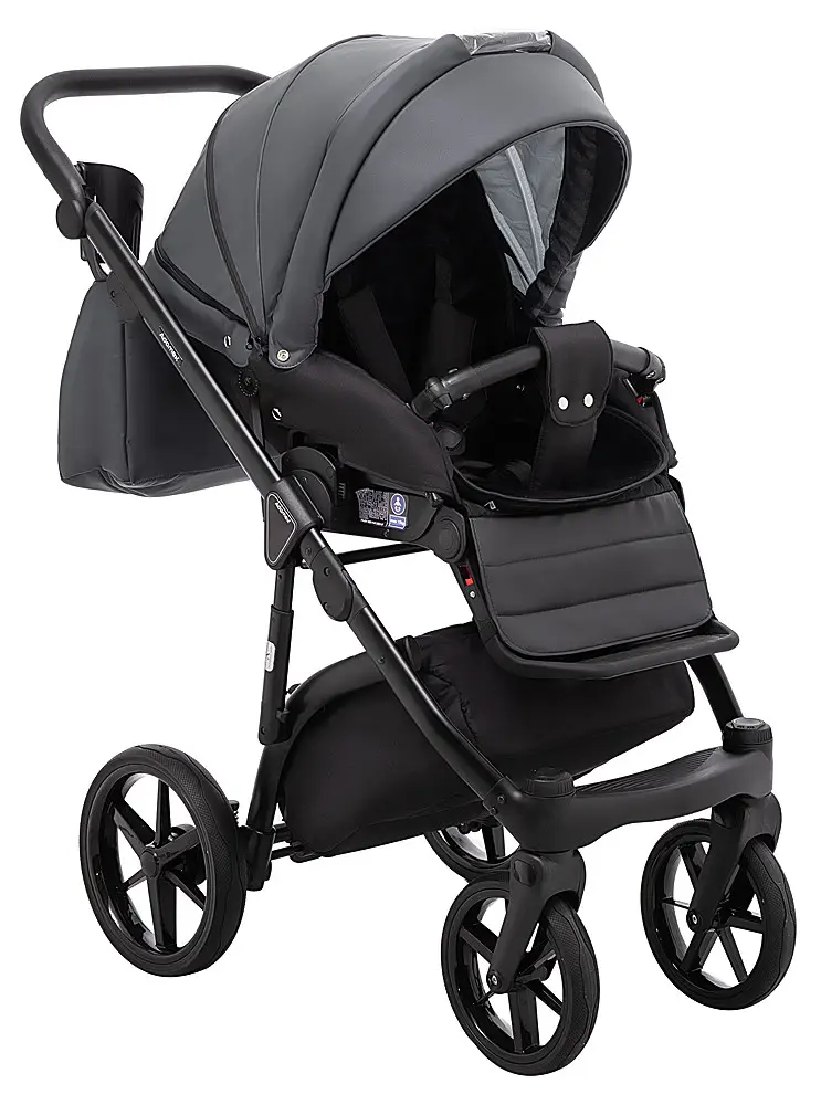 Детская коляска 2 в 1 Adamex Nola Eco SA-5 графит