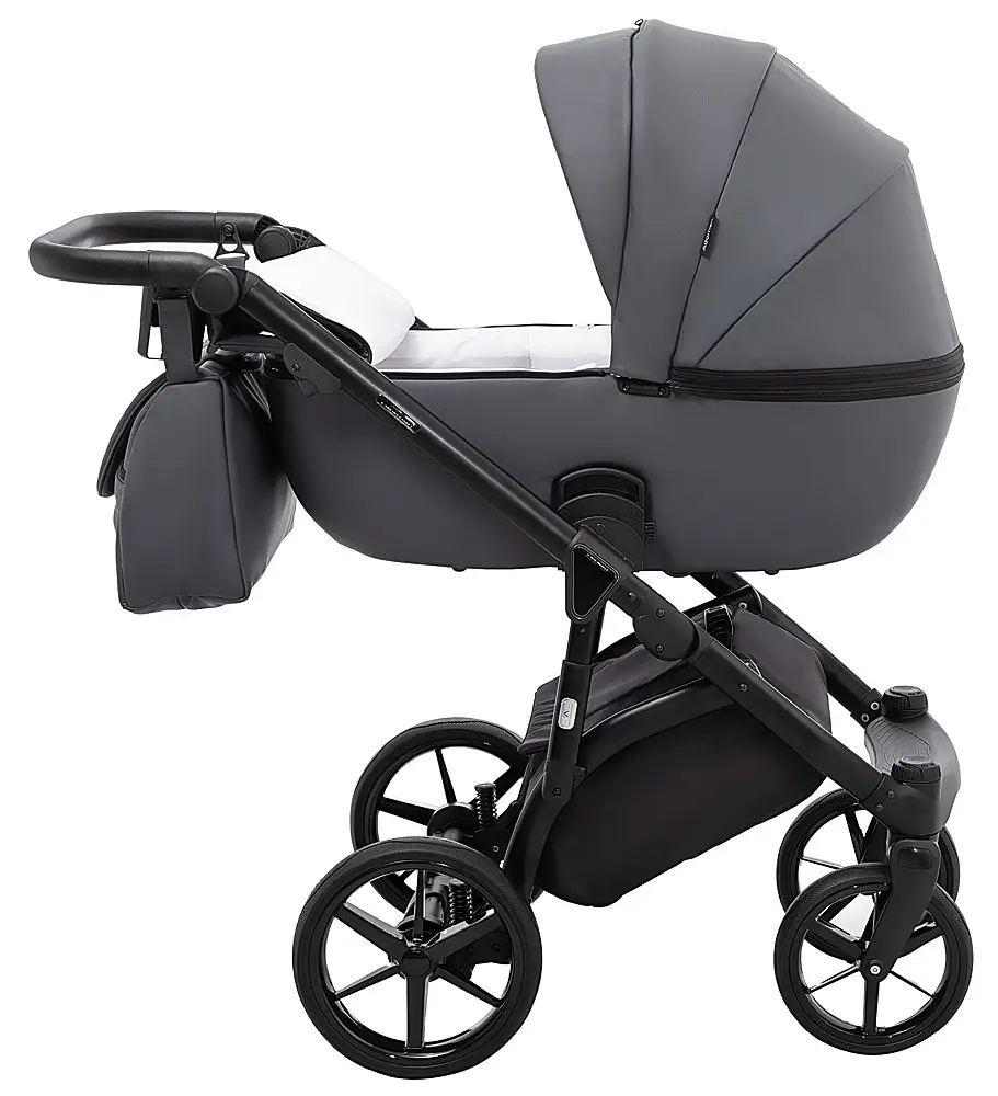 Детская коляска 2 в 1 Adamex Nola Eco SA-5 графит