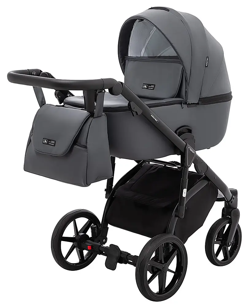 Детская коляска 2 в 1 Adamex Nola Eco SA-5 графит