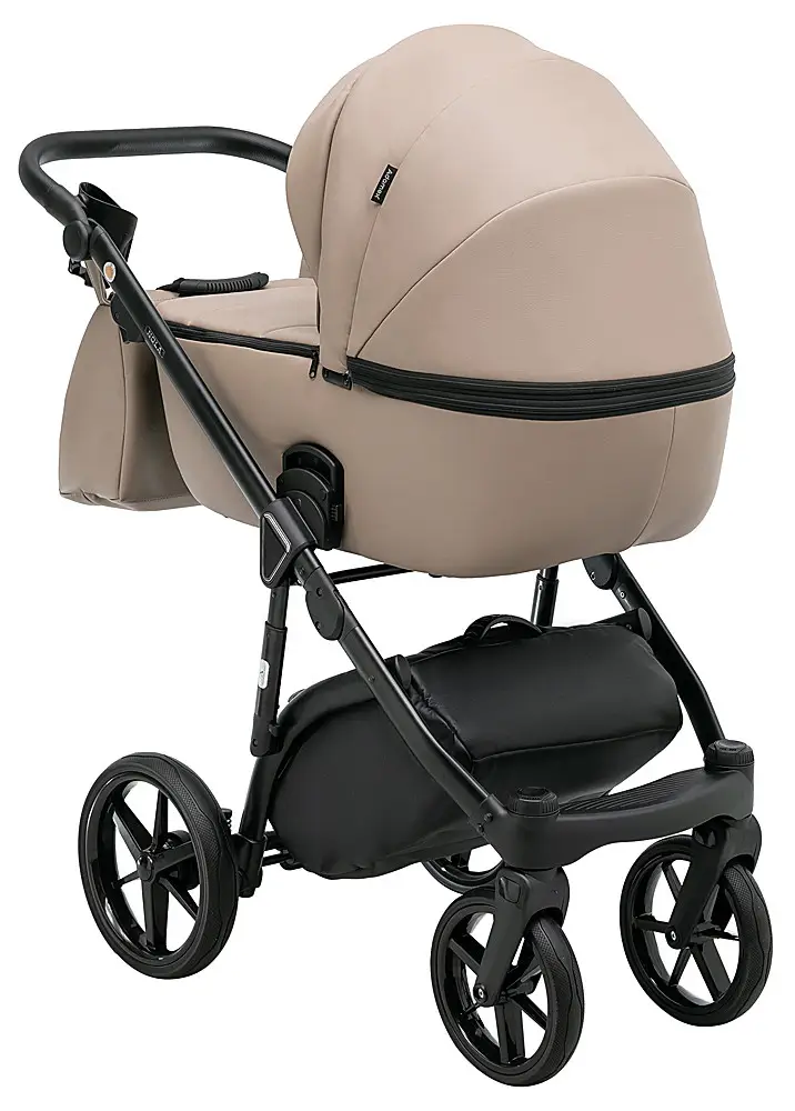 Детская коляска 2 в 1 Adamex Nola Eco SA-9 темный капучино