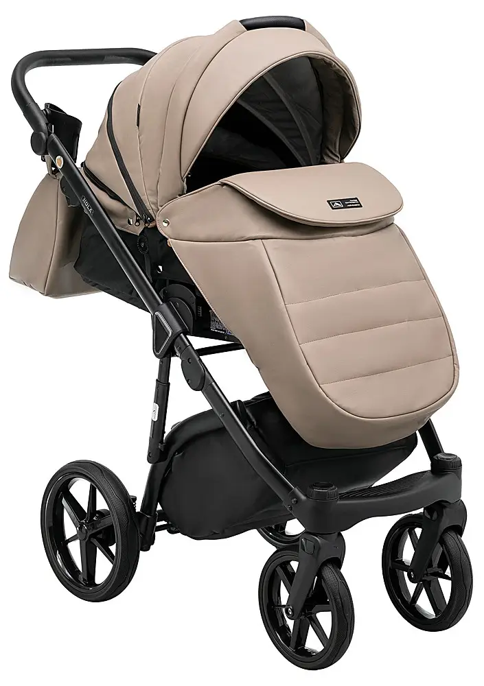 Детская коляска 2 в 1 Adamex Nola Eco SA-9 темный капучино