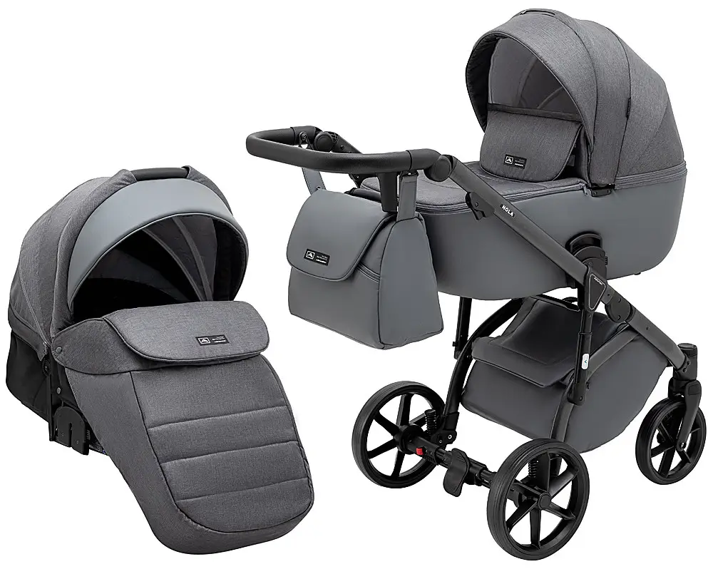 Детская коляска 2 в 1 Adamex Nola Natura 10 stone