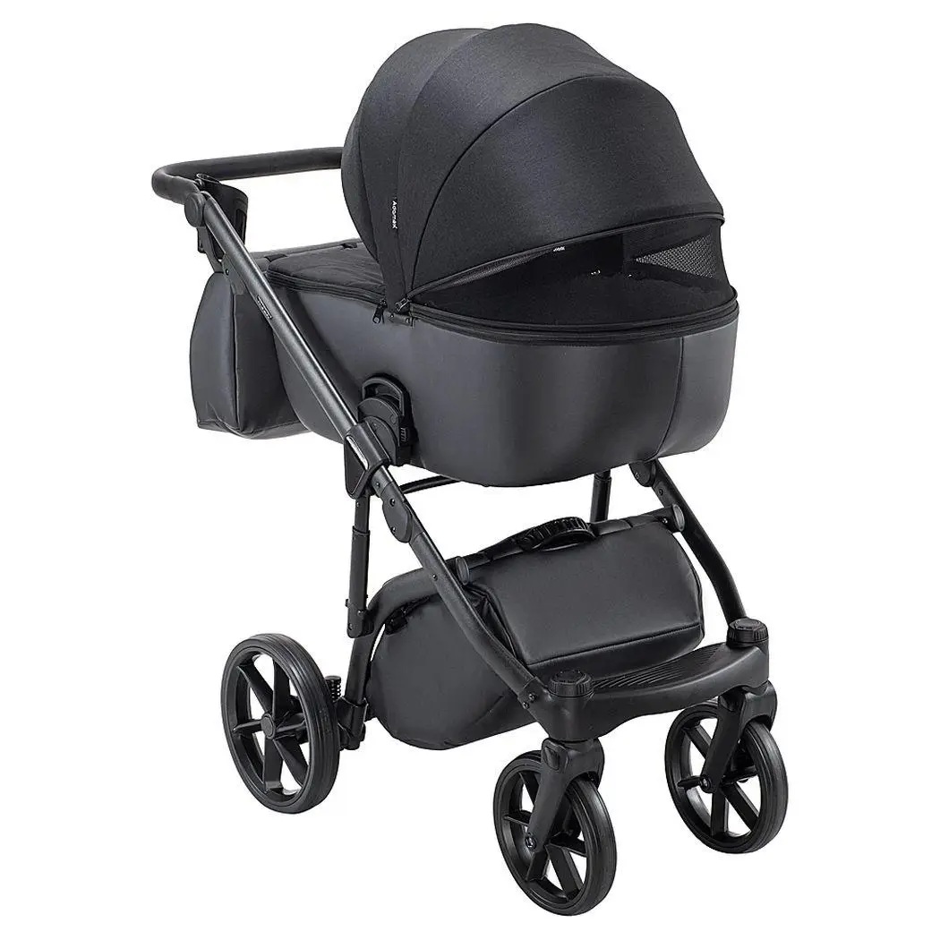 Детская коляска 2 в 1 Adamex Nola Natura 11 carbon