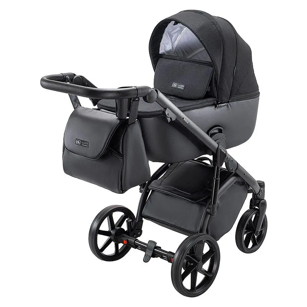 Детская коляска 2 в 1 Adamex Nola Natura 11 carbon