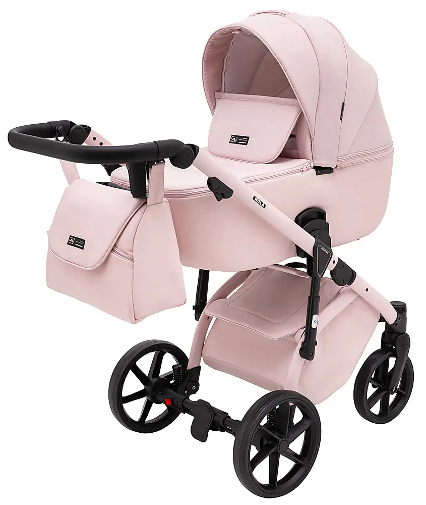 Детская коляска 2 в 1 Adamex Nola Natura 2 rose