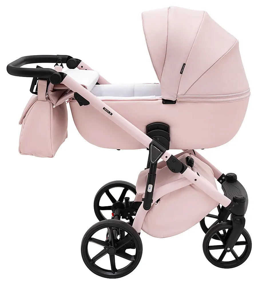 Детская коляска 2 в 1 Adamex Nola Natura 2 rose
