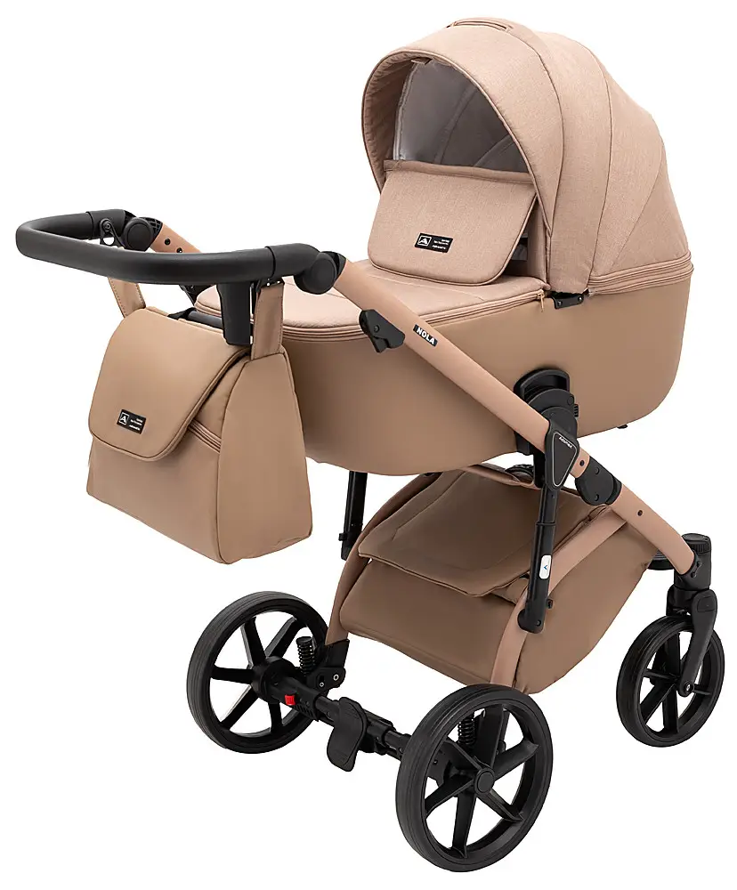 Детская коляска 2 в 1 Adamex Nola Natura 5 camel