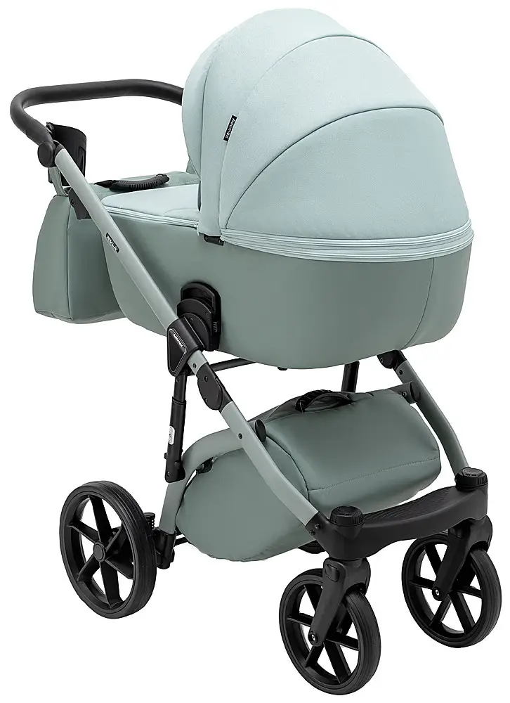 Детская коляска 2 в 1 Adamex Nola Natura 8 mint