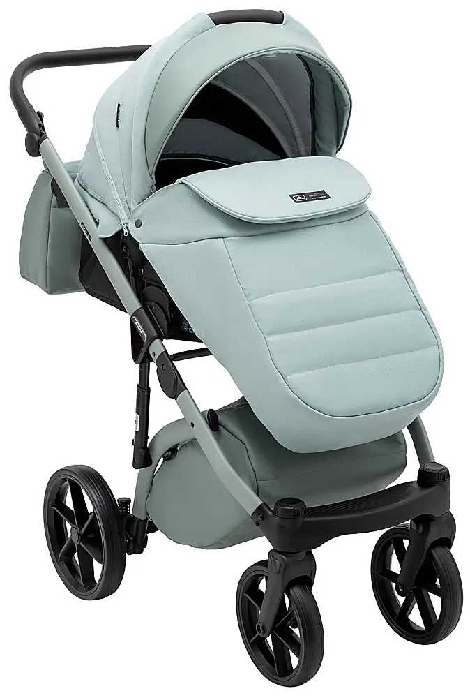 Детская коляска 2 в 1 Adamex Nola Natura 8 mint
