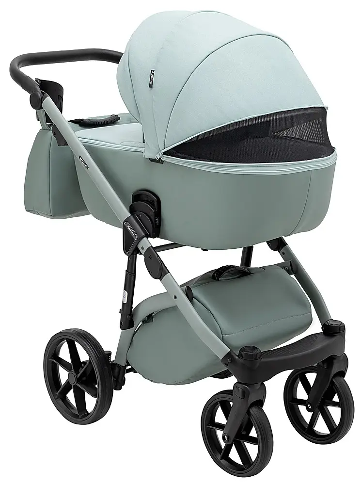 Детская коляска 2 в 1 Adamex Nola Natura 8 mint