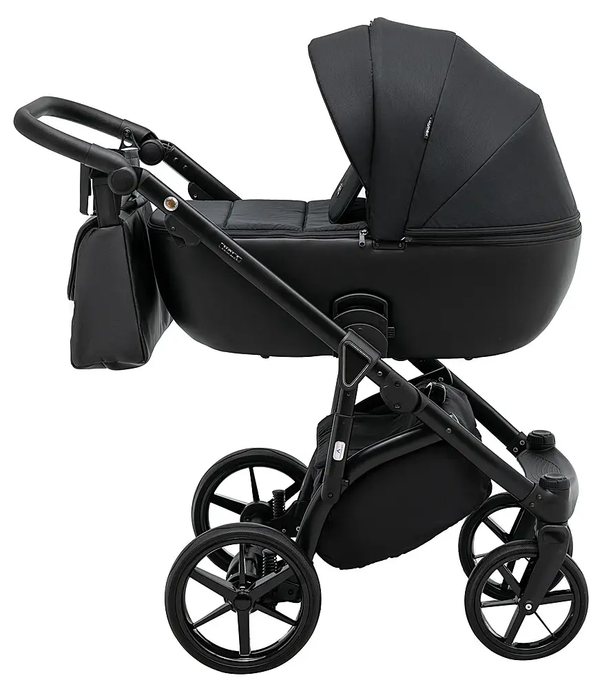 Детская коляска 2 в 1 Adamex Nola PS-1 черный