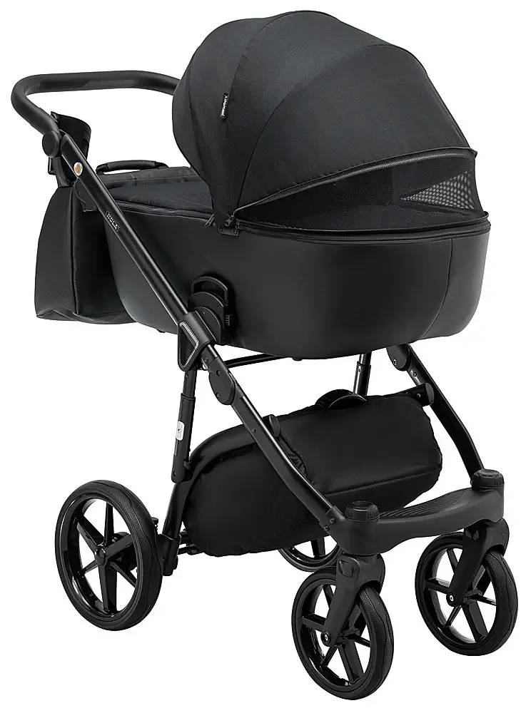 Детская коляска 2 в 1 Adamex Nola PS-1 черный