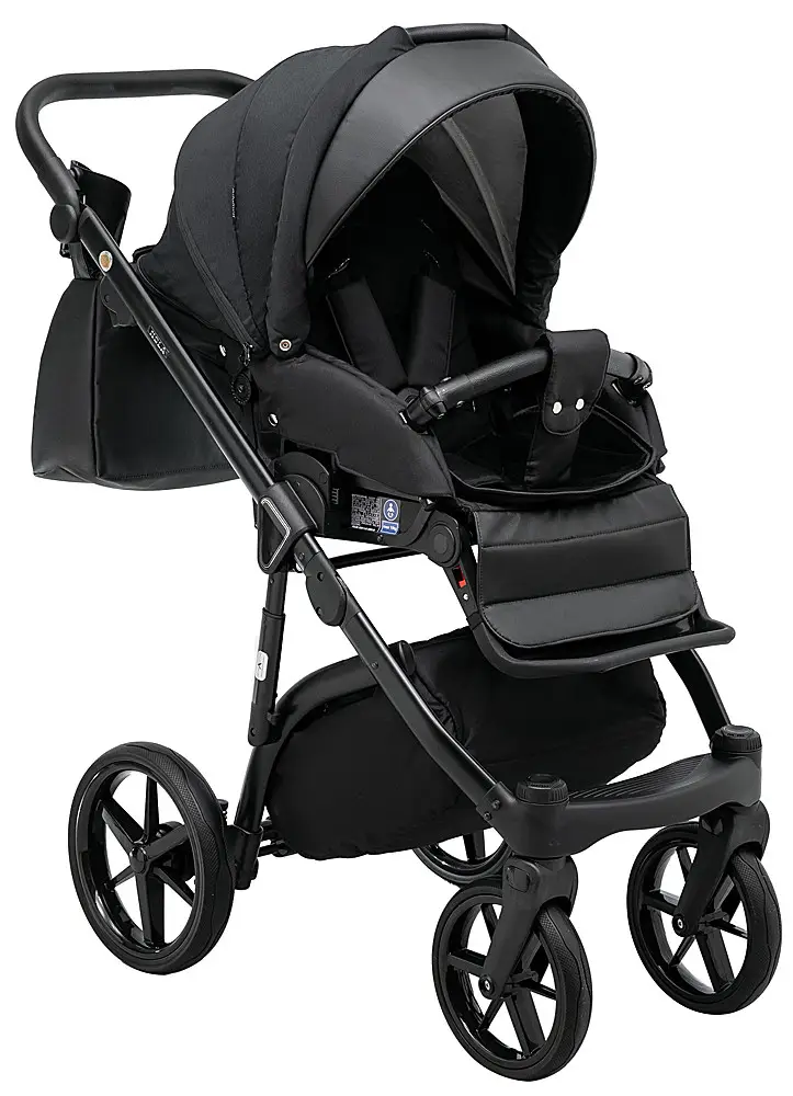 Детская коляска 2 в 1 Adamex Nola PS-1 черный