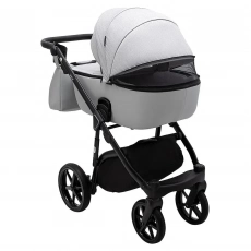 Детская коляска 2 в 1 Adamex Nola PS-46 светло-серый