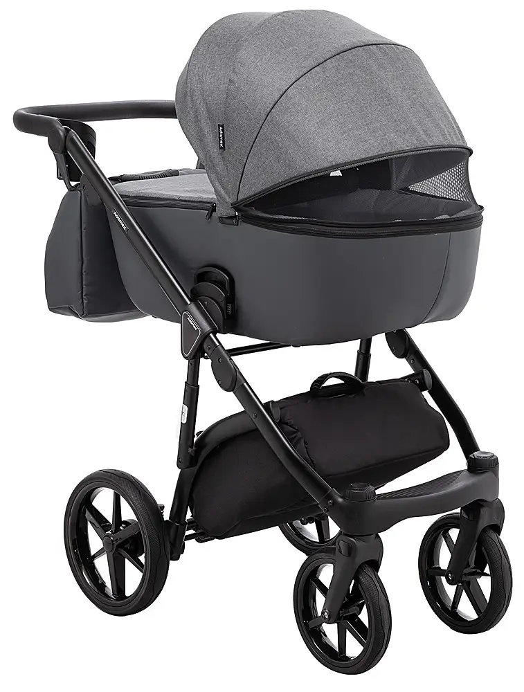 Детская коляска 2 в 1 Adamex Nola PS-58 графит