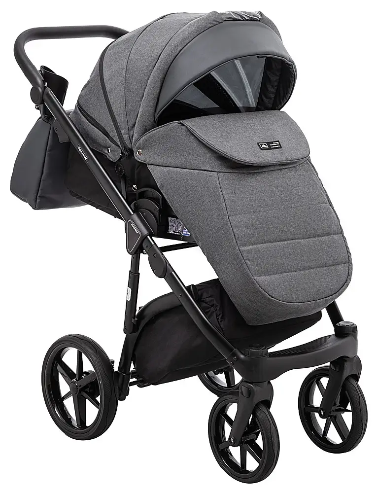 Детская коляска 2 в 1 Adamex Nola PS-58 графит