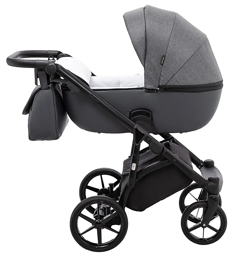Детская коляска 2 в 1 Adamex Nola PS-58 графит