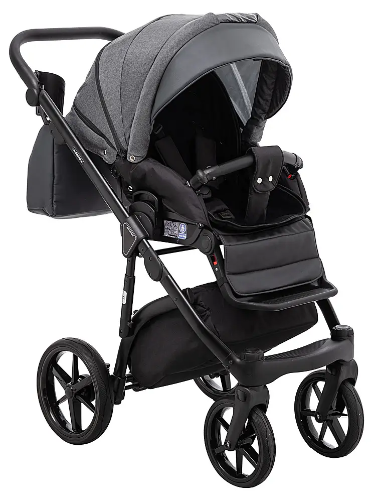 Детская коляска 2 в 1 Adamex Nola PS-58 графит
