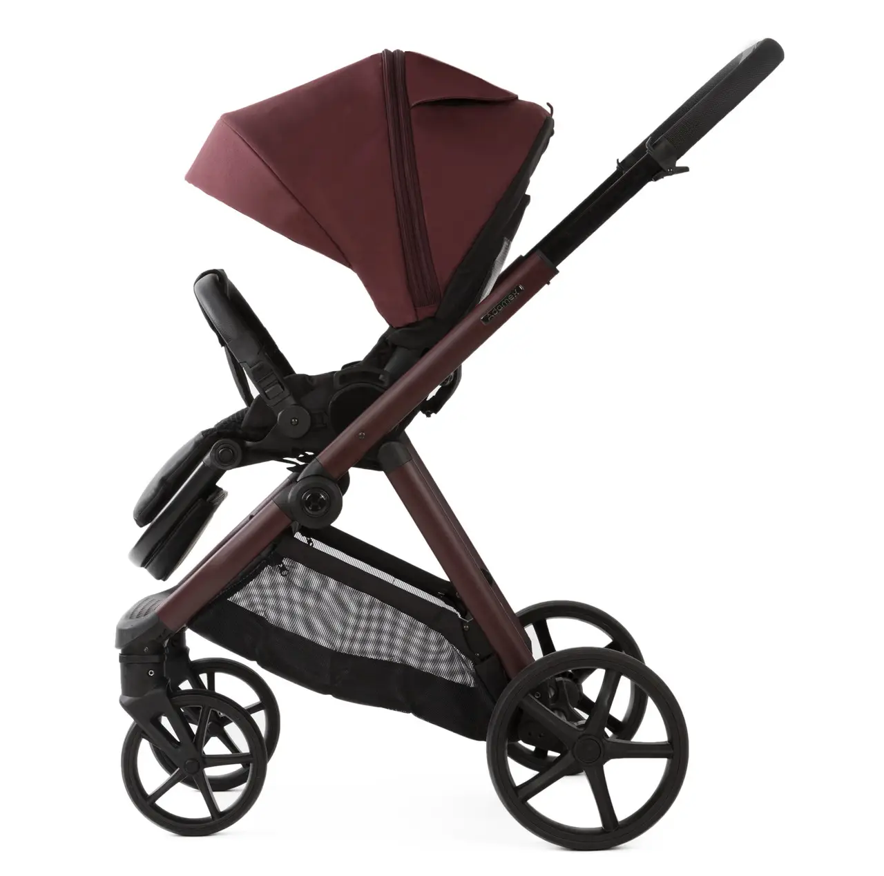 Коляска 2 в 1 Adamex Sigma Natura 18 ruby