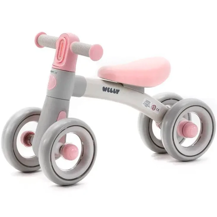 Беговел Adamex Welly grey-pink