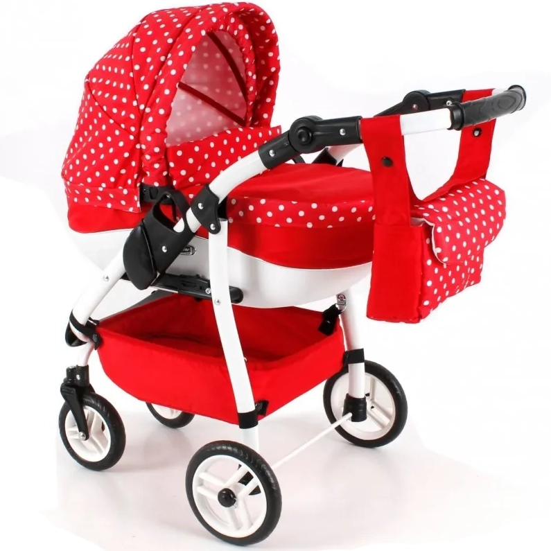 Коляска для кукол Adbor Lily Sport  LS-12, красный