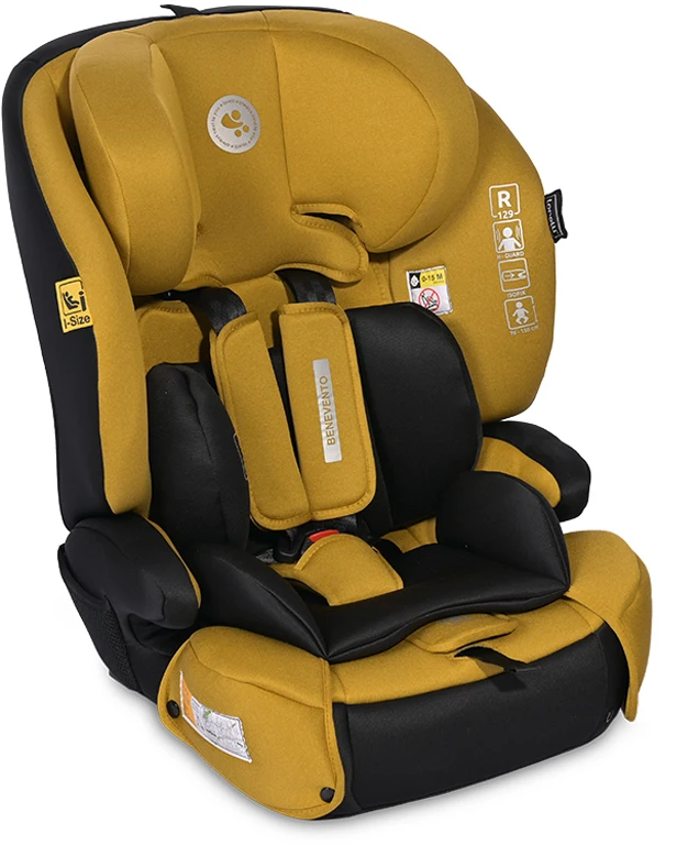 Автокресло Lorelli Benevento Isofix 9-36 кг Lemon Curry