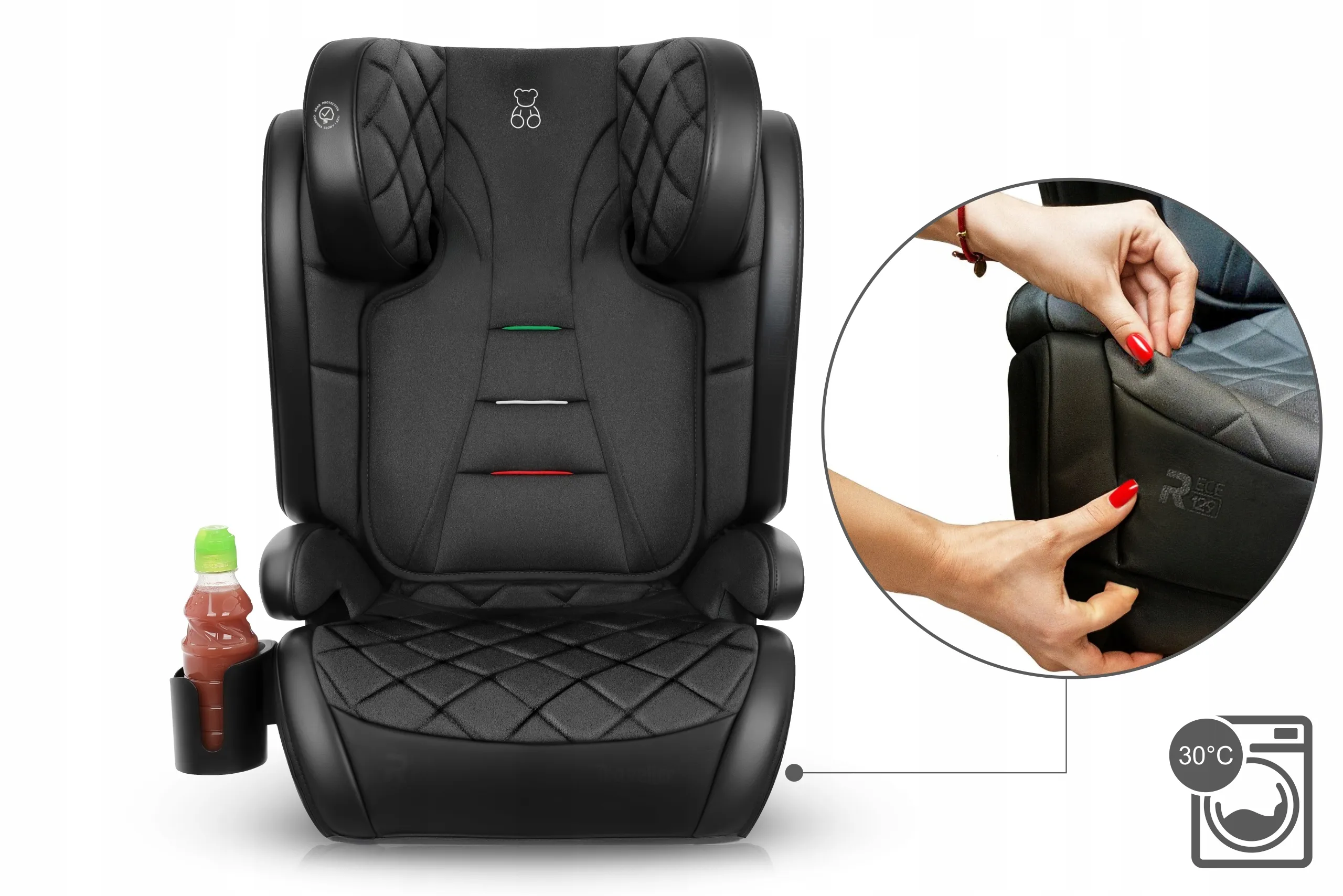 Автокресло Traveller Ezio 2 в 1 Black 100-150 см