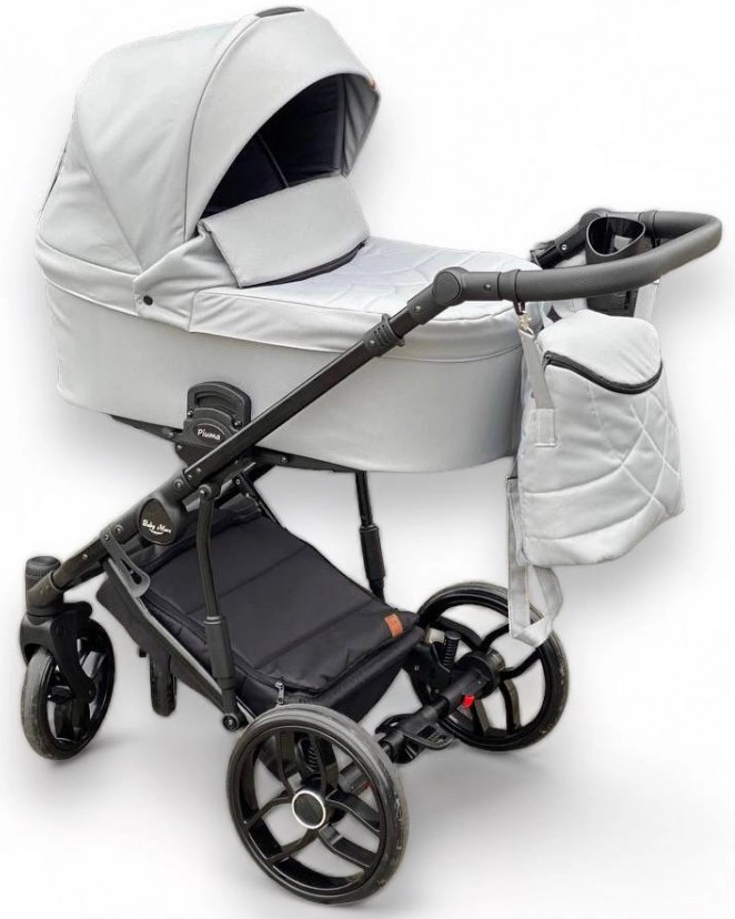 Детская коляска 2 в 1 Baby Merc Piuma 12B gray