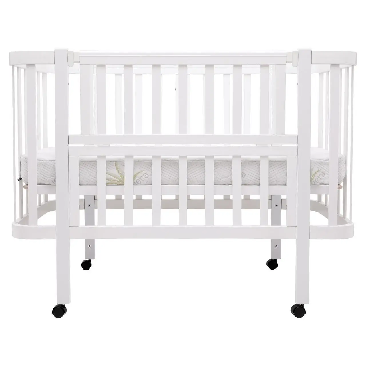 Дитяче ліжечко-трансформер Babyroom Місяць LU-1 білий
