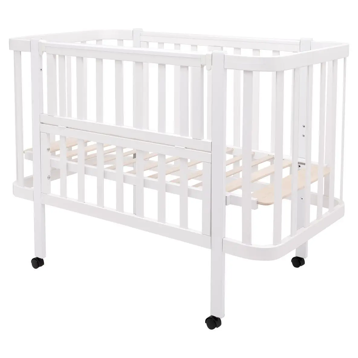 Детская кроватка-трансформер Babyroom Луна LU-1 белый