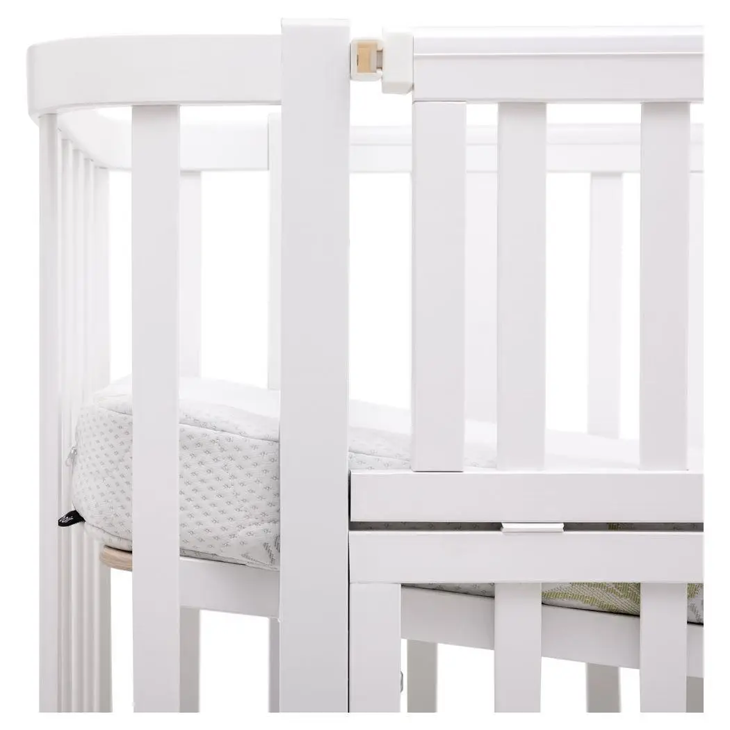 Дитяче ліжечко-трансформер Babyroom Луна LU-3 маятник, ящик белый