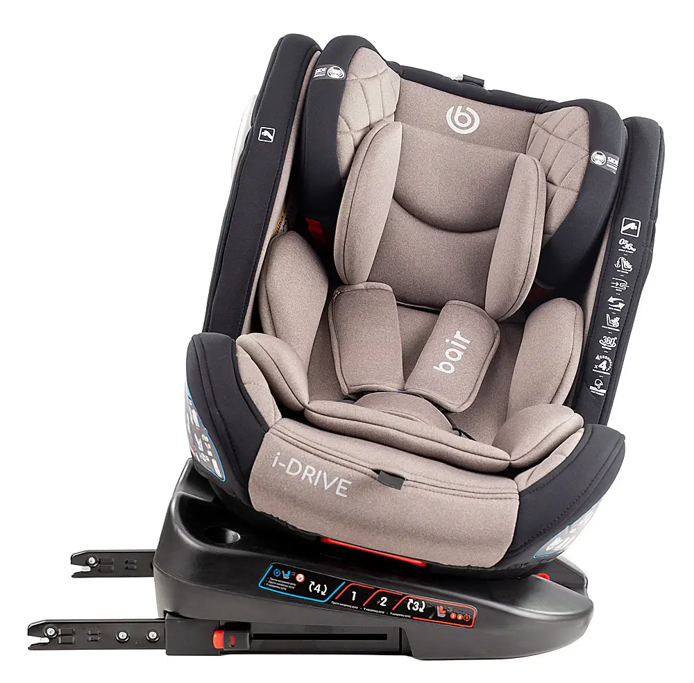 Автокресло Bair i-Drive 360 Iso-fix BG-03 greige