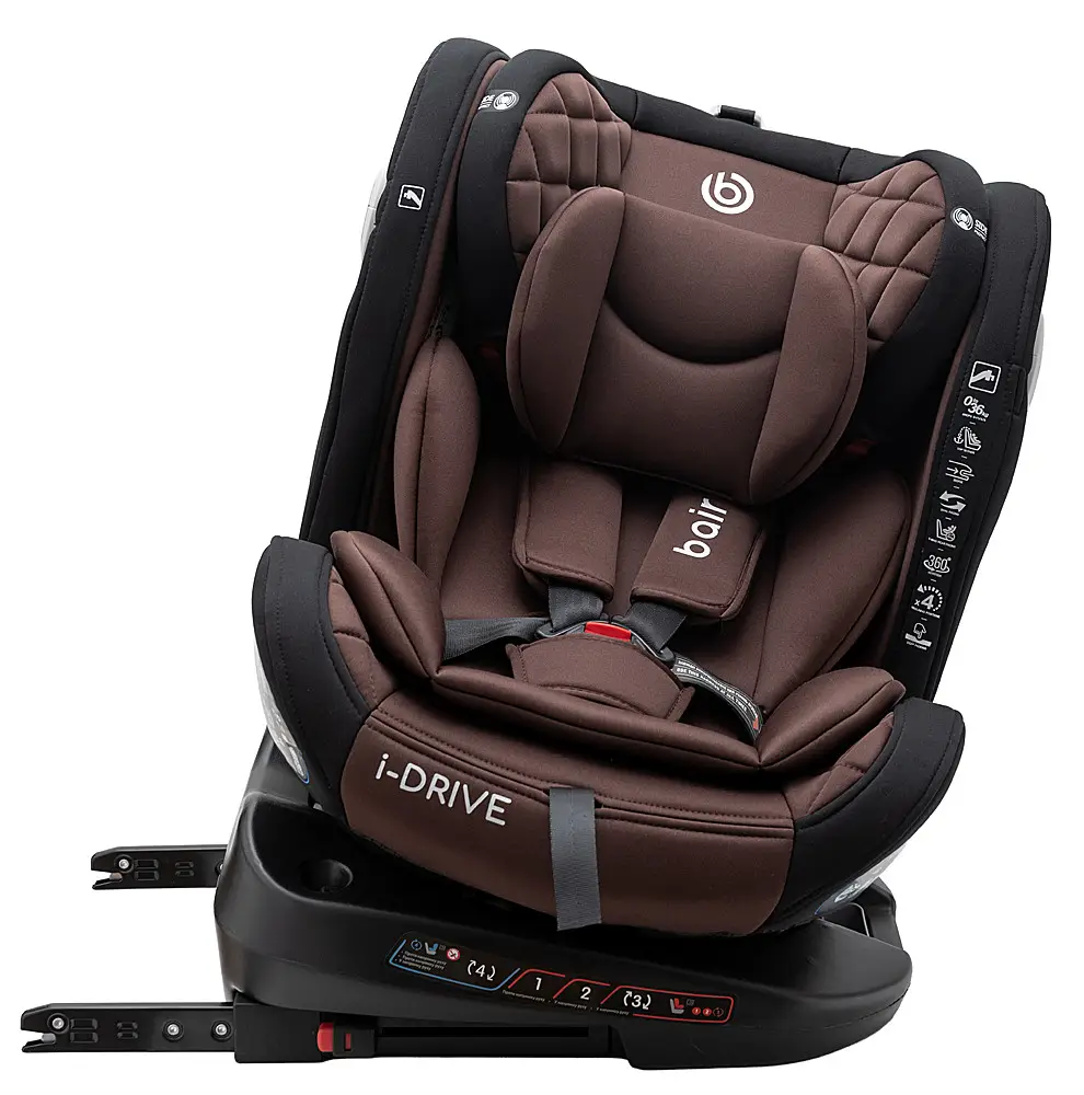 Автокресло Bair i-Drive 360 Iso-fix CB-04 choco-black
