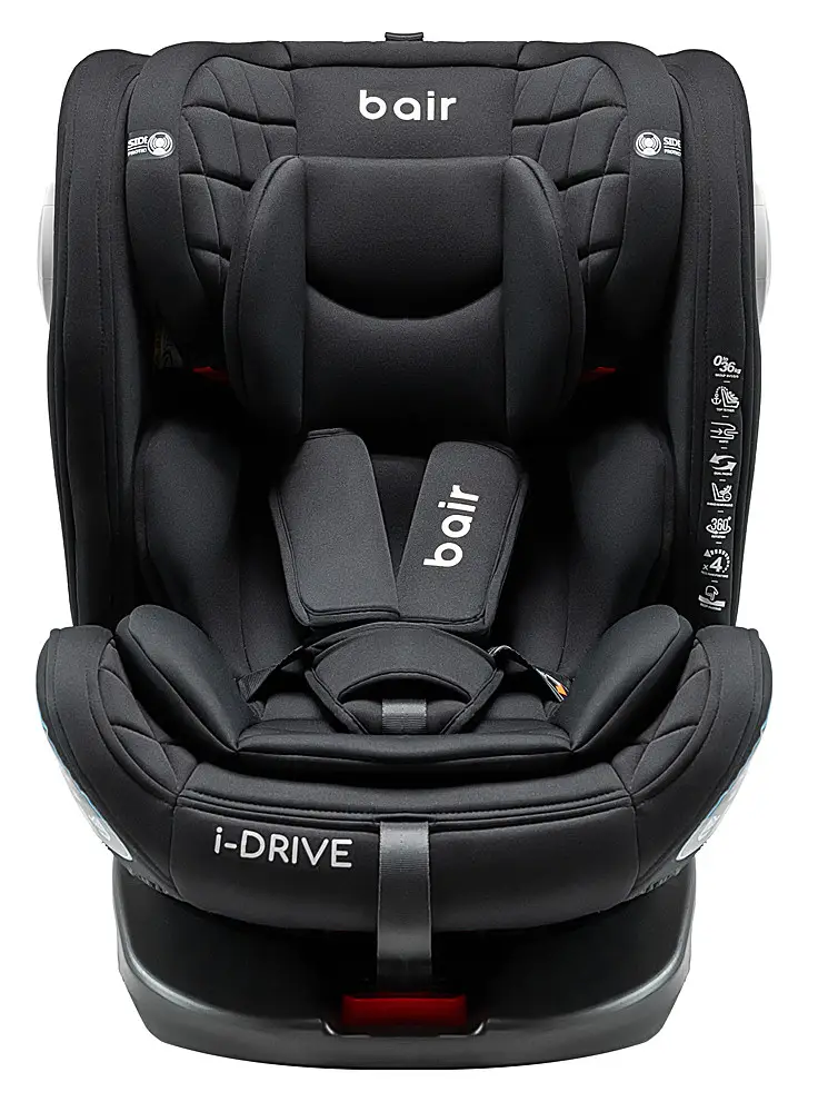 Автокрісло Bair i-Drive 360 Iso-fix TB-01 total black