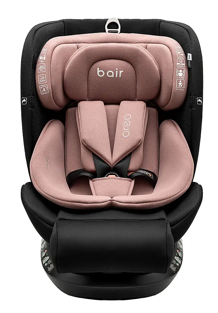 Автокрісло Bair Oreo 360 i-size Iso-fix BO-04 black-pink